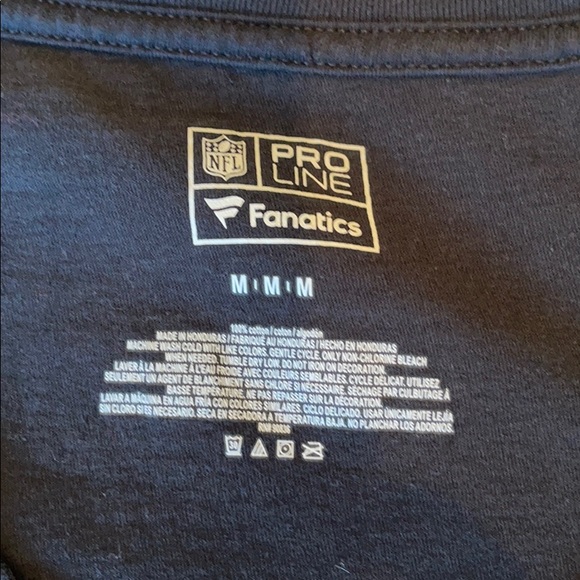 NFL PRO LINE Fanatics Carolina Panthers Long Sleeve Top - Picture 2 of 6